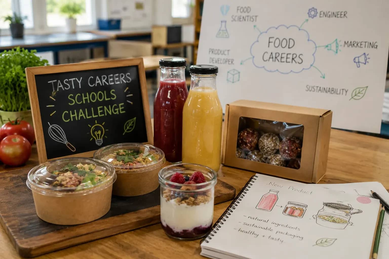 A allai entrepreneuriaid bwyd y dyfodol yng Nghymru fod yn yr ysgol eisoes?