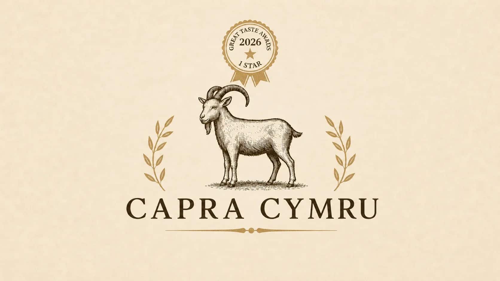 🏆 Capra Cymru yn Ennill Great Taste Award 2026 am ei Soft Goat's Cheese