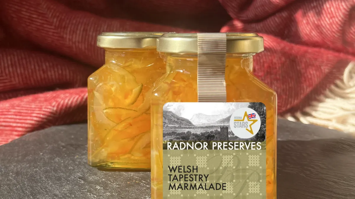 Radnor Preserves wins gold for Welsh Tapestry Marmalade